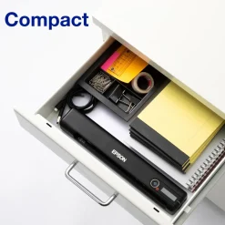 Scanner mobile A4 rapide WorkForce ES-60W avec connexion Wi-Fi, technologie Epson ScanSmart et écran LCD