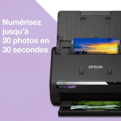Scanner photo A4 rapide FastFoto FF-680W avec chargeur automatique et connexion Wi-Fi