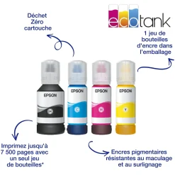 Solution d’impression A3+ EcoTank ET-16605 avec Wi-Fi, réservoirs d’encre et fax