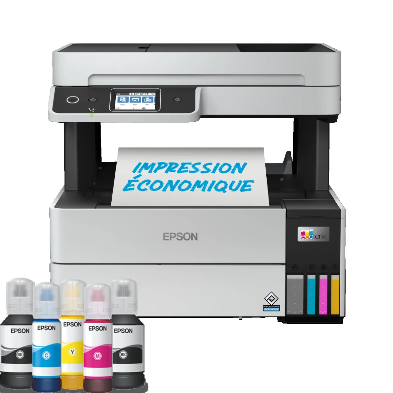 Solution d’impression A4 EcoTank Pro ET-5185 avec Wi-Fi, réservoirs d’encre et fax