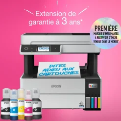 Solution d’impression A4 EcoTank Pro ET-5185 avec Wi-Fi, réservoirs d’encre et fax