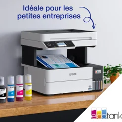 Solution d’impression A4 EcoTank Pro ET-5185 avec Wi-Fi, réservoirs d’encre et fax