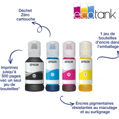 Solution d’impression A3+ EcoTank ET-16655 avec Wi-Fi, réservoirs d’encre et fax
