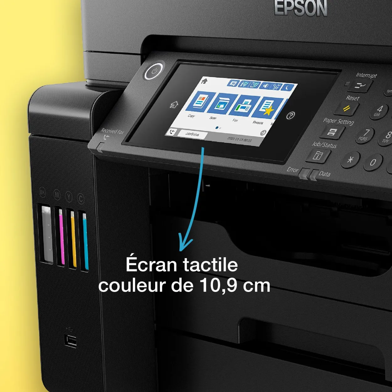 Solution d’impression A3+ EcoTank ET-16655 avec Wi-Fi, réservoirs d’encre et fax