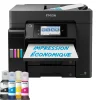 Solution d’impression A4 EcoTank ET-5855 avec Wi-Fi, réservoirs d’encre et fax