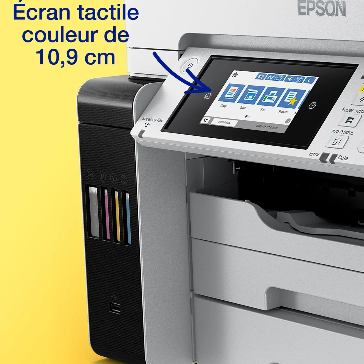 Solution d’impression A3+ EcoTank Pro ET-16685 avec Wi-Fi, réservoirs d’encre et prise en charge PCL