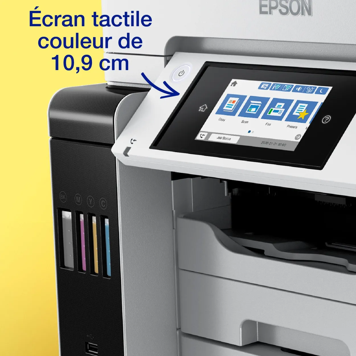 Solution d’impression A4 EcoTank Pro ET-5885 avec Wi-Fi, réservoirs d’encre et prise en charge PCL