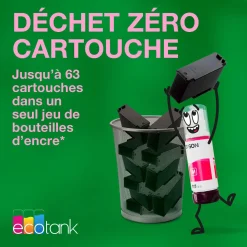 Solution d’impression A4 Wi-Fi EcoTank ET-3950 équipée de réservoirs d’encre, avec jusqu’à 3 ans d’encre inclus