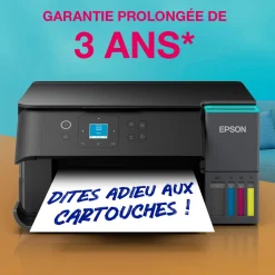 Solution d’impression A4 Wi-Fi EcoTank ET-2955 équipée de réservoirs d’encre, avec jusqu’à 3 ans d’encre inclus