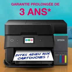 Solution d’impression A4 Wi-Fi EcoTank ET-4955 équipée de réservoirs d’encre, avec jusqu’à 3 ans d’encre inclus