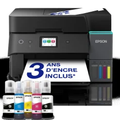 Solution d’impression A4 Wi-Fi EcoTank ET-4950 équipée de réservoirs d’encre, avec jusqu’à 3 ans d’encre inclus