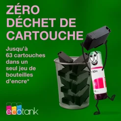 Solution d’impression multifonction A4 Wi-Fi et AirPrint EcoTank ET-4905 équipée de réservoirs d’encre, d’un écran LCD et d’un chargeur automatique de documents, avec jusqu’à 3 ans d’encre inclus
