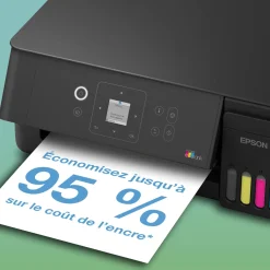 Solution d’impression multifonction A4 Wi-Fi et AirPrint EcoTank ET-2922 équipée de réservoirs d’encre, écran LCD et jusqu’à 3 ans d’encre inclus