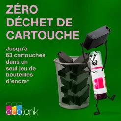 Solution d’impression multifonction A4 Wi-Fi et AirPrint EcoTank ET-2910 équipée de réservoirs d’encre, avec jusqu’à 3 ans d’encre inclus