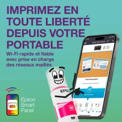 Solution d’impression multifonction A4 Wi-Fi et AirPrint EcoTank ET-2910 équipée de réservoirs d’encre, avec jusqu’à 3 ans d’encre inclus