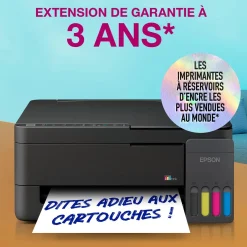 Solution d’impression multifonction A4 Wi-Fi et AirPrint EcoTank ET-2910 équipée de réservoirs d’encre, avec jusqu’à 3 ans d’encre inclus