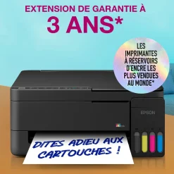 Solution d’impression multifonction A4 Wi-Fi et AirPrint EcoTank ET-2914 équipée de réservoirs d’encre, avec jusqu’à 3 ans d’encre inclus