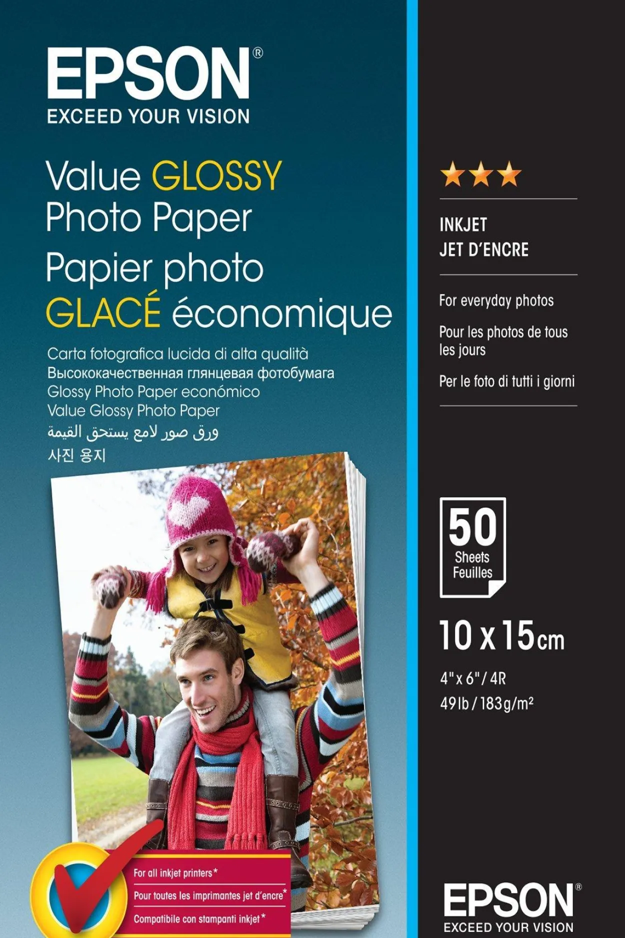 Value Glossy Photo Paper 10x15cm 50 sheet